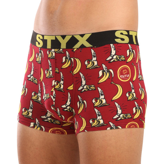 3PACK pánske boxerky Styx art športová guma viacfarebné (3G13198)