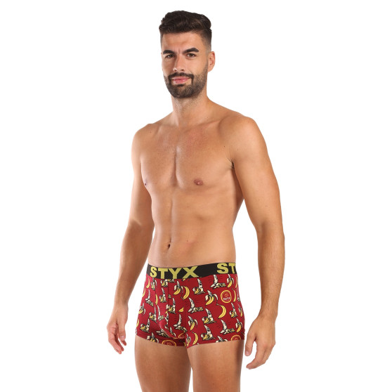 3PACK pánske boxerky Styx art športová guma viacfarebné (3G13198)