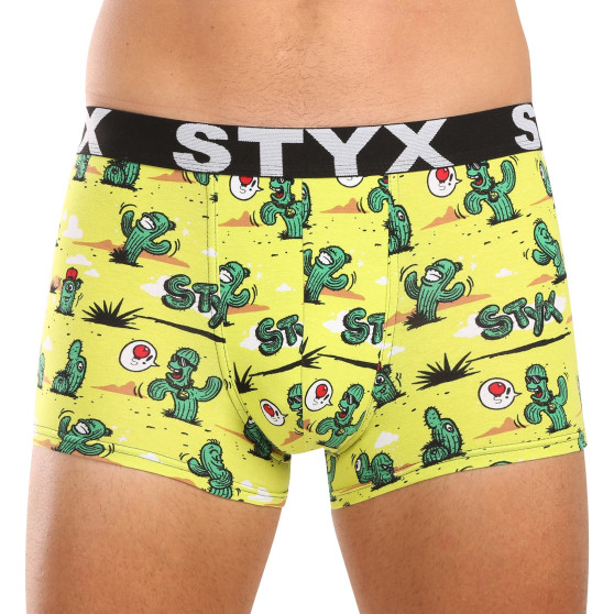 3PACK pánske boxerky Styx art športová guma viacfarebné (3G13198)