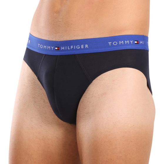 3PACK pánske slipy Tommy Hilfiger tmavo modré (UM0UM02904 0Y1)