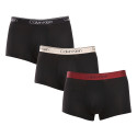 3PACK pánske boxerky Calvin Klein čierne (NB2569A-Q84)