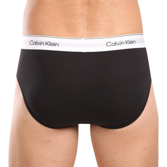 3PACK pánske slipy Calvin Klein čierné (NB3962A-UB1)