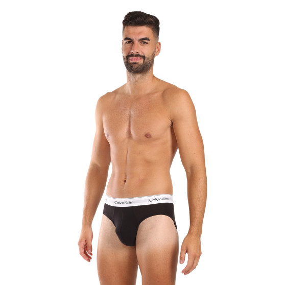 3PACK pánske slipy Calvin Klein čierné (NB3962A-UB1)