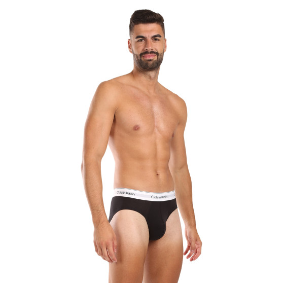 3PACK pánske slipy Calvin Klein čierné (NB3962A-UB1)