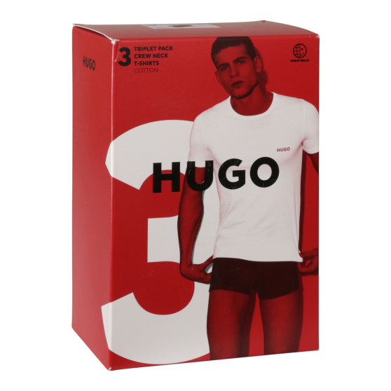 3PACK pánske tričko HUGO viacfarebné (50480088 966)