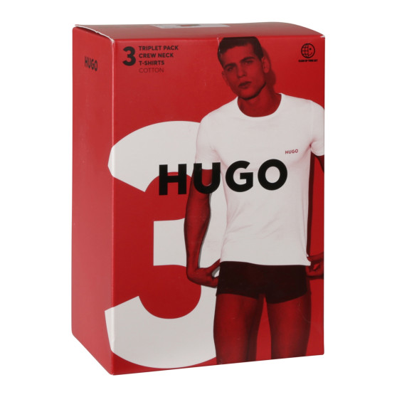 3PACK pánske tričko HUGO viacfarebné (50480088 985)