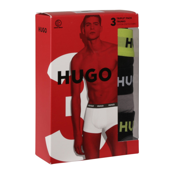 3PACK pánske boxerky HUGO viacfarebné (50517878 986)