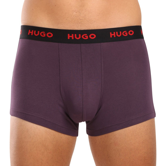 3PACK pánske boxerky HUGO viacfarebné (50517878 987)