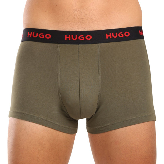 3PACK pánske boxerky HUGO viacfarebné (50517878 987)