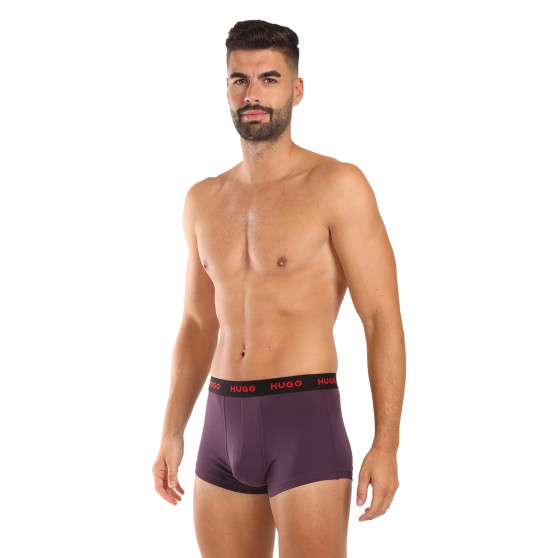 3PACK pánske boxerky HUGO viacfarebné (50517878 987)