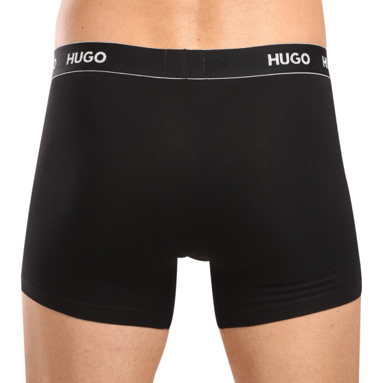 3PACK pánske boxerky HUGO čierné (50517886 991)