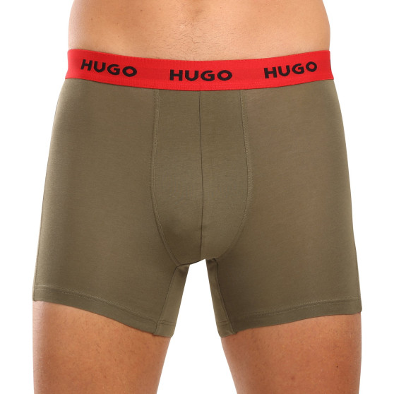 3PACK pánske boxerky HUGO viacfarebné (50517887 984)