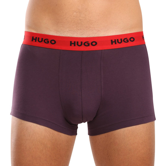 3PACK pánske boxerky HUGO viacfarebné (50517894 982)