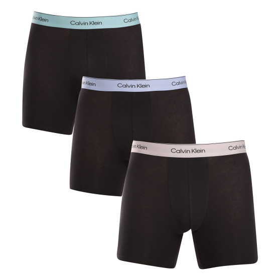 3PACK pánske boxerky Calvin Klein čierne (NB3964A-U2Y)