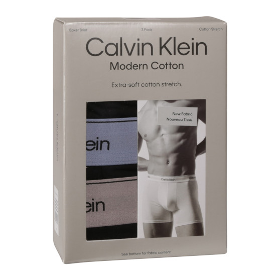 3PACK pánske boxerky Calvin Klein čierne (NB3964A-U2Y)