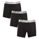 3PACK pánske boxerky Calvin Klein čierne (NB3131A-PZE)