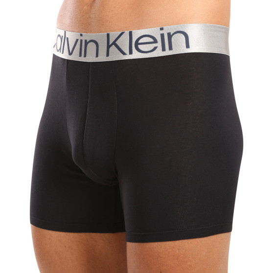 3PACK pánske boxerky Calvin Klein čierne (NB3131A-PZE)