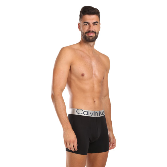 3PACK pánske boxerky Calvin Klein čierne (NB3131A-PZE)