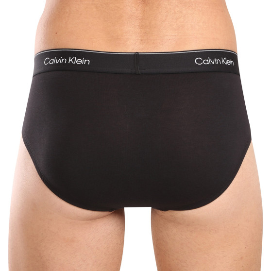 3PACK pánske slipy Calvin Klein čierné (NB3962A-TM6)