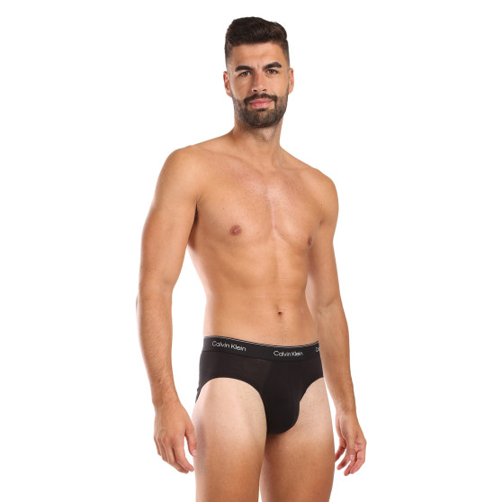 3PACK pánske slipy Calvin Klein čierné (NB3962A-TM6)