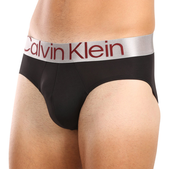 3PACK pánske slipy Calvin Klein čierné (NB3073A-Q09)