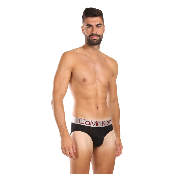 3PACK pánske slipy Calvin Klein čierné (NB3073A-Q09)