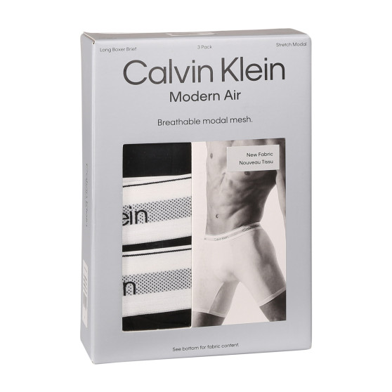 3PACK pánske boxerky Calvin Klein čierne (NB3955A-UB1)