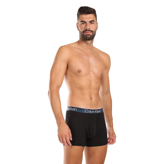 3PACK pánske boxerky Calvin Klein čierne (NB2971A-PZI)