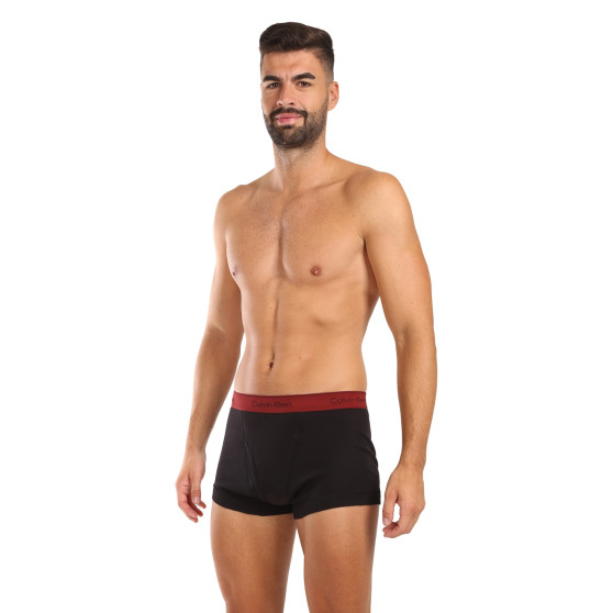 3PACK pánske boxerky Calvin Klein čierne (NB4002A-PRU)