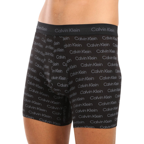 3PACK pánske boxerky Calvin Klein viacfarebné (NB3057A-QYP)