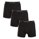 3PACK pánske boxerky Calvin Klein čierne (NB4003A-001)