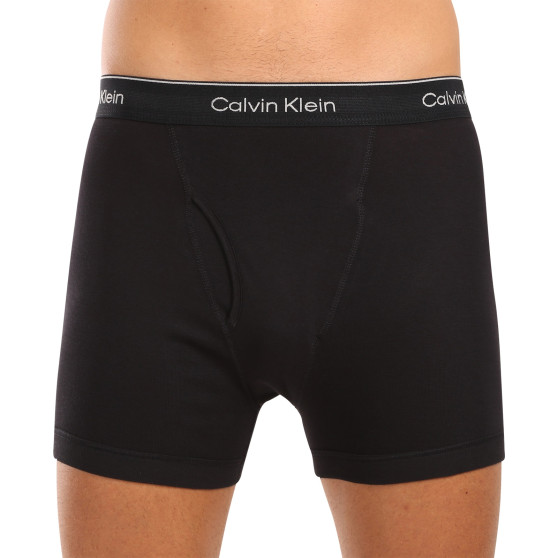 3PACK pánske boxerky Calvin Klein čierne (NB4003A-001)