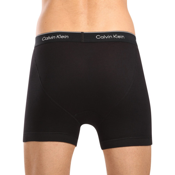 3PACK pánske boxerky Calvin Klein čierne (NB4003A-001)