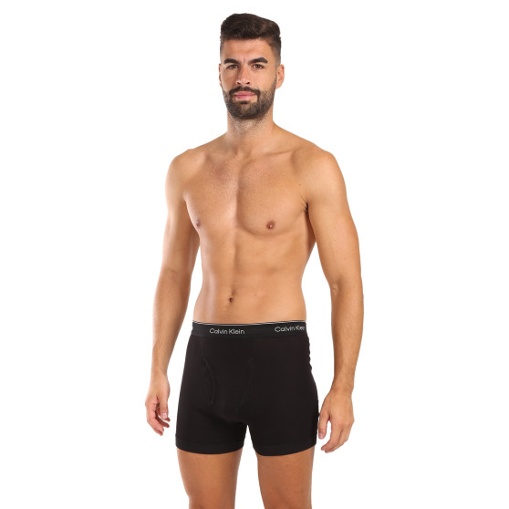 3PACK pánske boxerky Calvin Klein čierne (NB4003A-001)