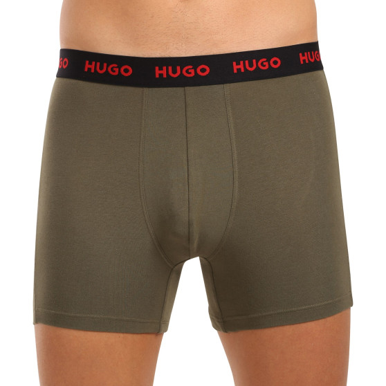 3PACK pánske boxerky HUGO viacfarebné (50517886 966)