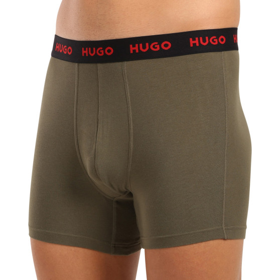 3PACK pánske boxerky HUGO viacfarebné (50517886 966)