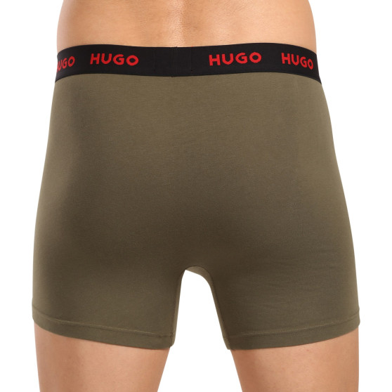 3PACK pánske boxerky HUGO viacfarebné (50517886 966)