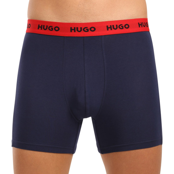 3PACK pánske boxerky HUGO viacfarebné (50517886 966)