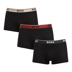 3PACK pánske boxerky BOSS čierné (50517827 968)