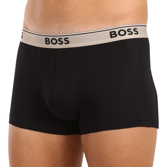 3PACK pánske boxerky BOSS čierné (50517827 968)