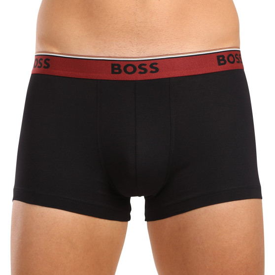 3PACK pánske boxerky BOSS čierné (50517827 968)