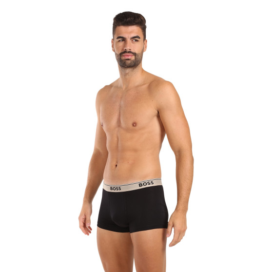 3PACK pánske boxerky BOSS čierné (50517827 968)