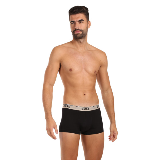 3PACK pánske boxerky BOSS čierné (50517827 968)