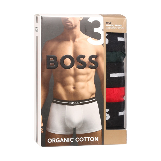 3PACK pánske boxerky BOSS viacfarebné (50517833 980)