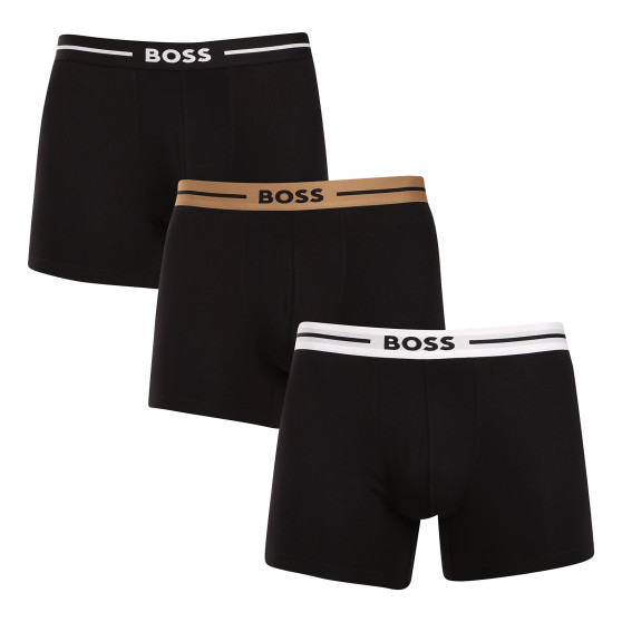 3PACK pánske boxerky BOSS čierné (50517834 981)