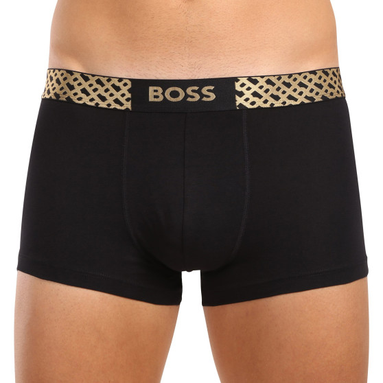 3PACK pánske boxerky BOSS čierné (50524525 984)