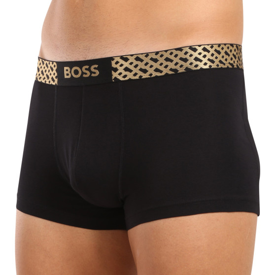 3PACK pánske boxerky BOSS čierné (50524525 984)