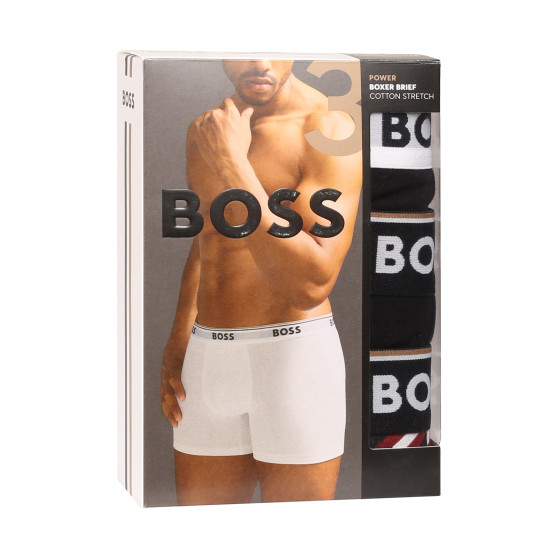 3PACK pánske boxerky BOSS viacfarebné (50524533 963)