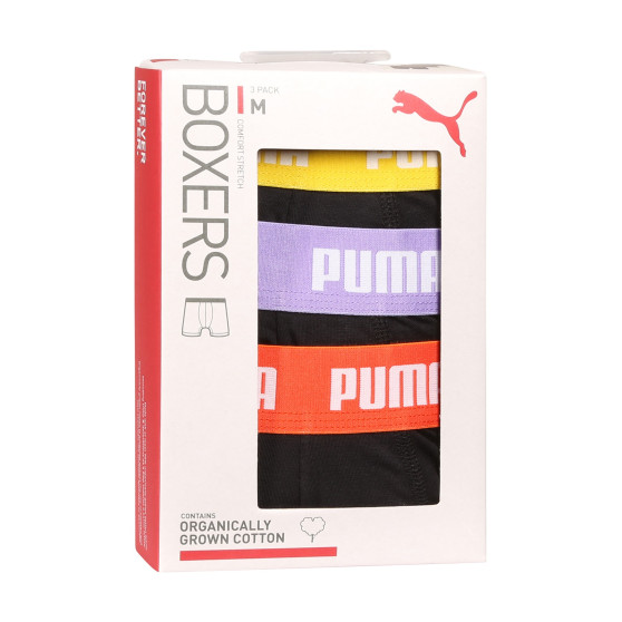 3PACK pánske boxerky Puma čierné (701226820 009)