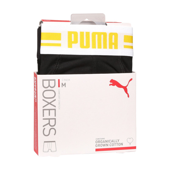 2PACK pánske boxerky Puma čierné (701226763 010)